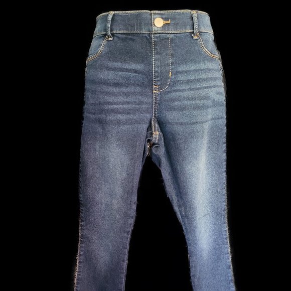 Wonder Nation Adorable Girls Jeggings W/ White Lace, LIKE NEW - Picture 2 of 6